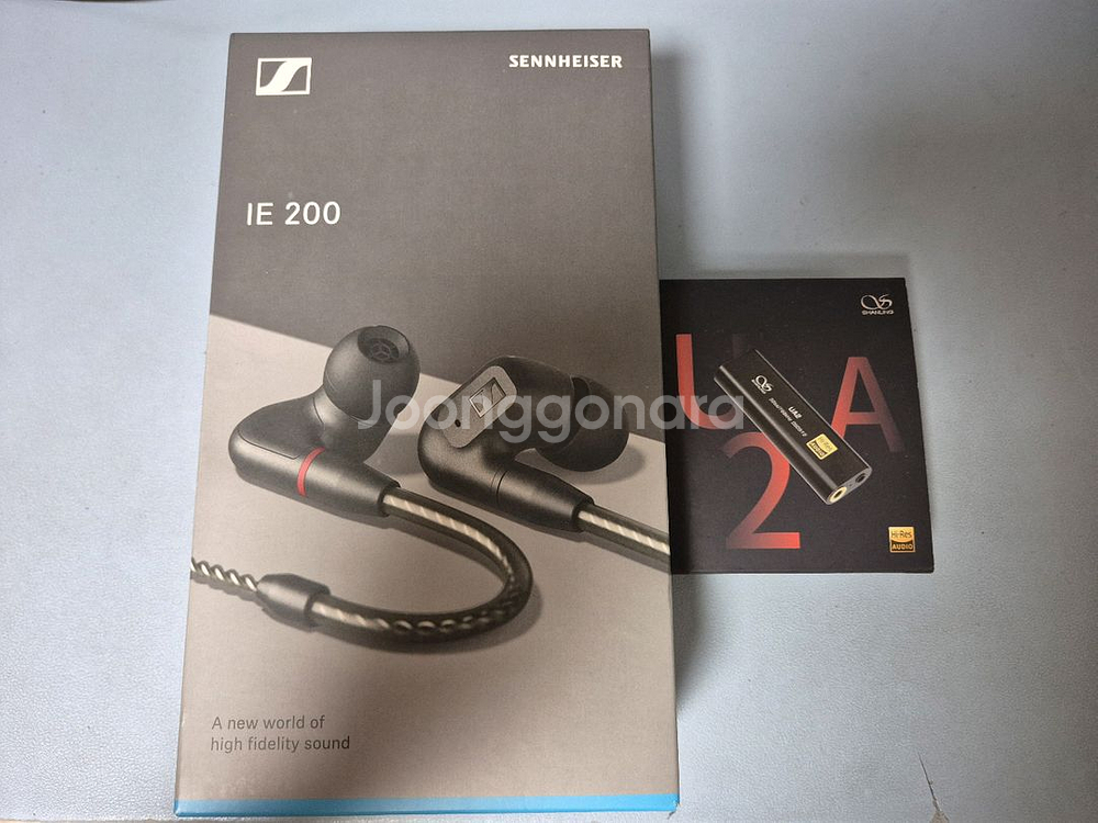 젠하이저 ie200 이어폰 샨링 ua2 dac 풀박스--0