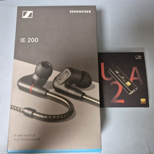 젠하이저 ie200 이어폰 샨링 ua2 dac 풀박스