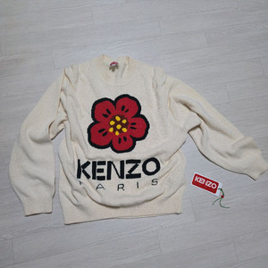 KENZO Boke Flower 겐조 니트 아이보리M