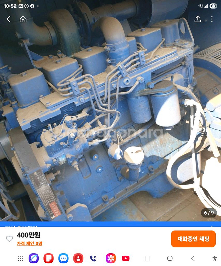 발전기 75kw 61시간사용--3