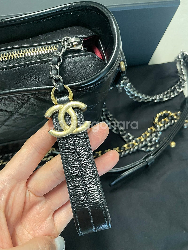 (새상품급) 샤넬 가브리엘 호보백 스몰 블랙--1