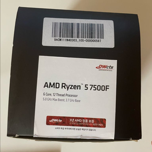 AMD 7500F + a620m + ddr5 32gb램