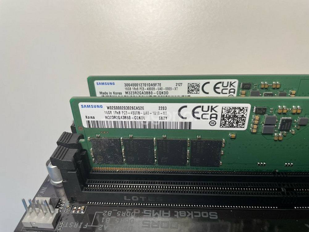 AMD 7500F + a620m + ddr5 32gb램--3
