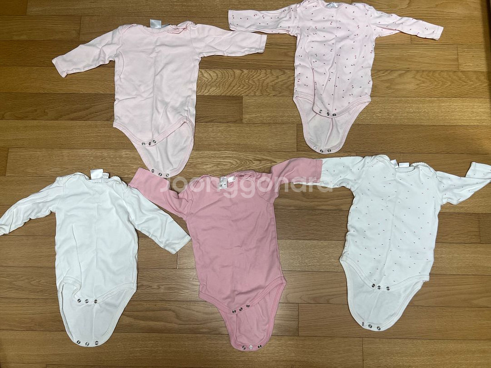 ZARA 80 아기 바디수트 5벌 일괄--0