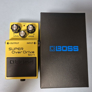 boss sd1 오버드라이브 이펙터 페달 풀박스