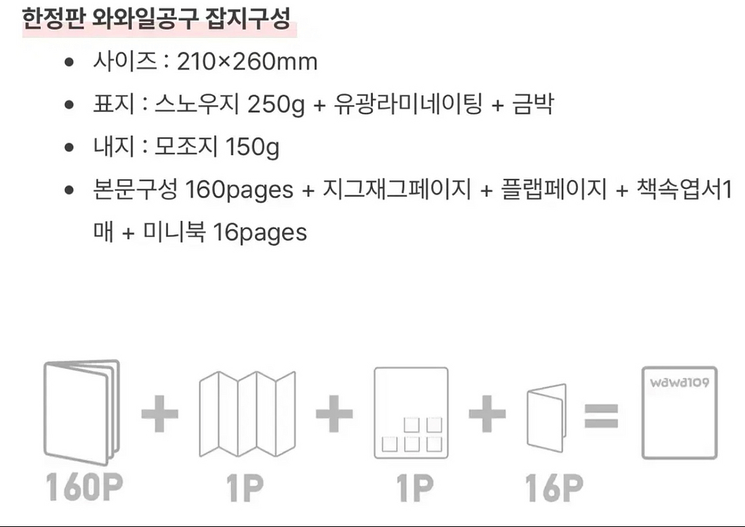 와와109 리미티드에디션 한정패키지--4