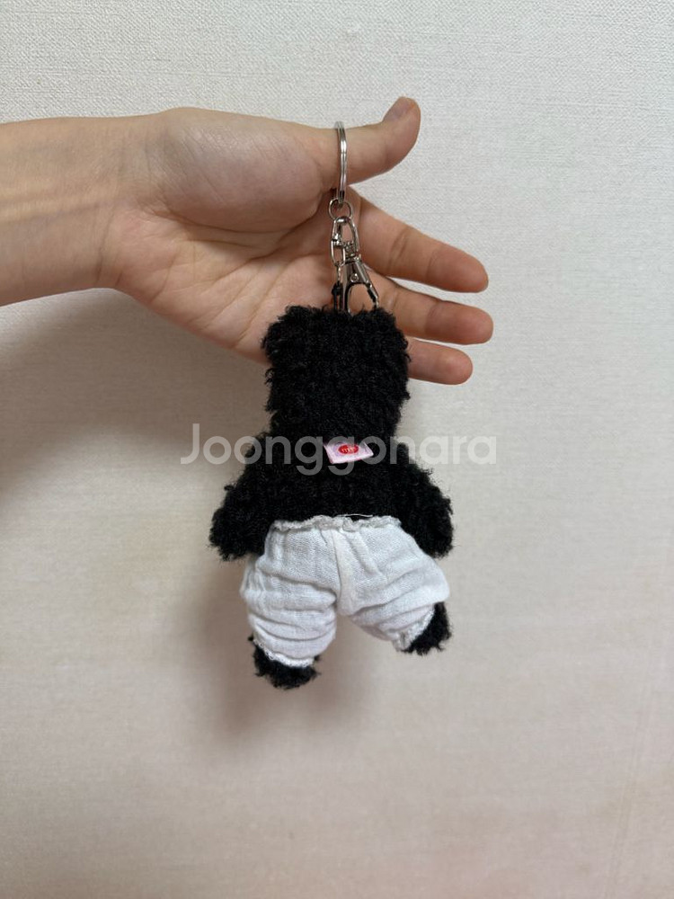 모남희 블핑 곰돌이 인형 키링--1