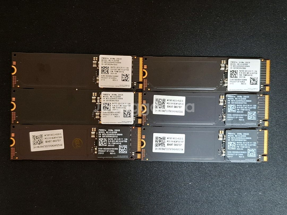 삼성 PM991A M.2 NVME SSD 256GB--0