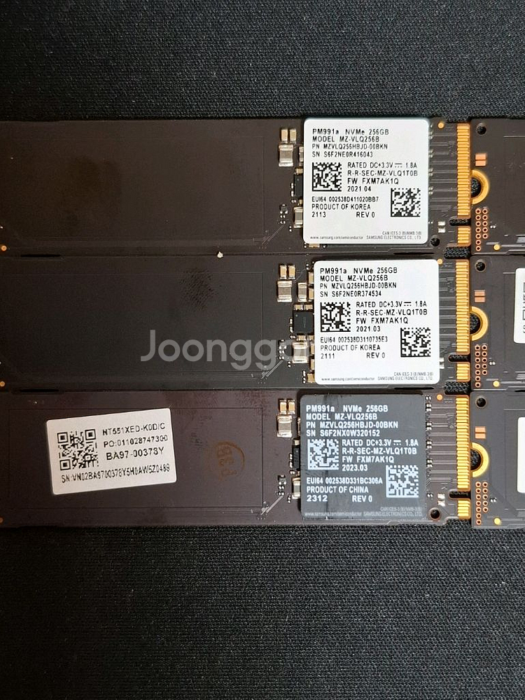 삼성 PM991A M.2 NVME SSD 256GB--1