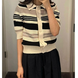 코스 반팔 가디건