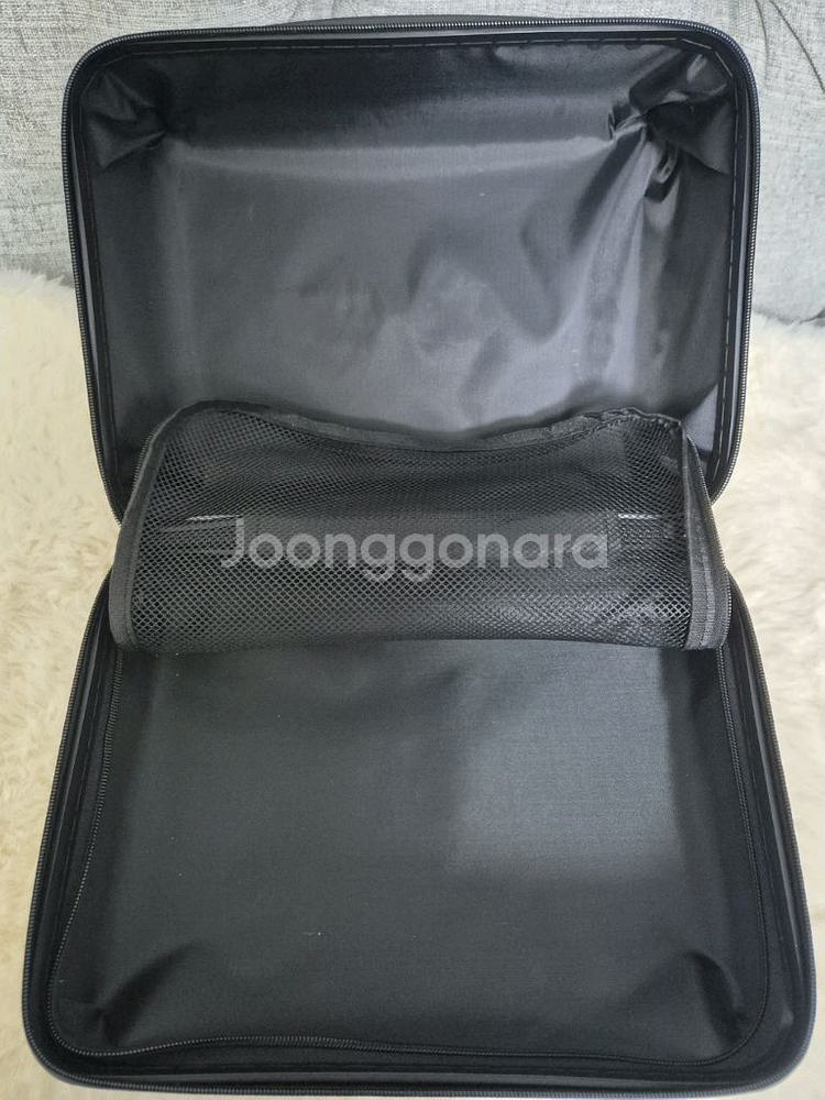 벤츠 화이트 코스메틱 케이스,캐리어 보조백 새상품--3