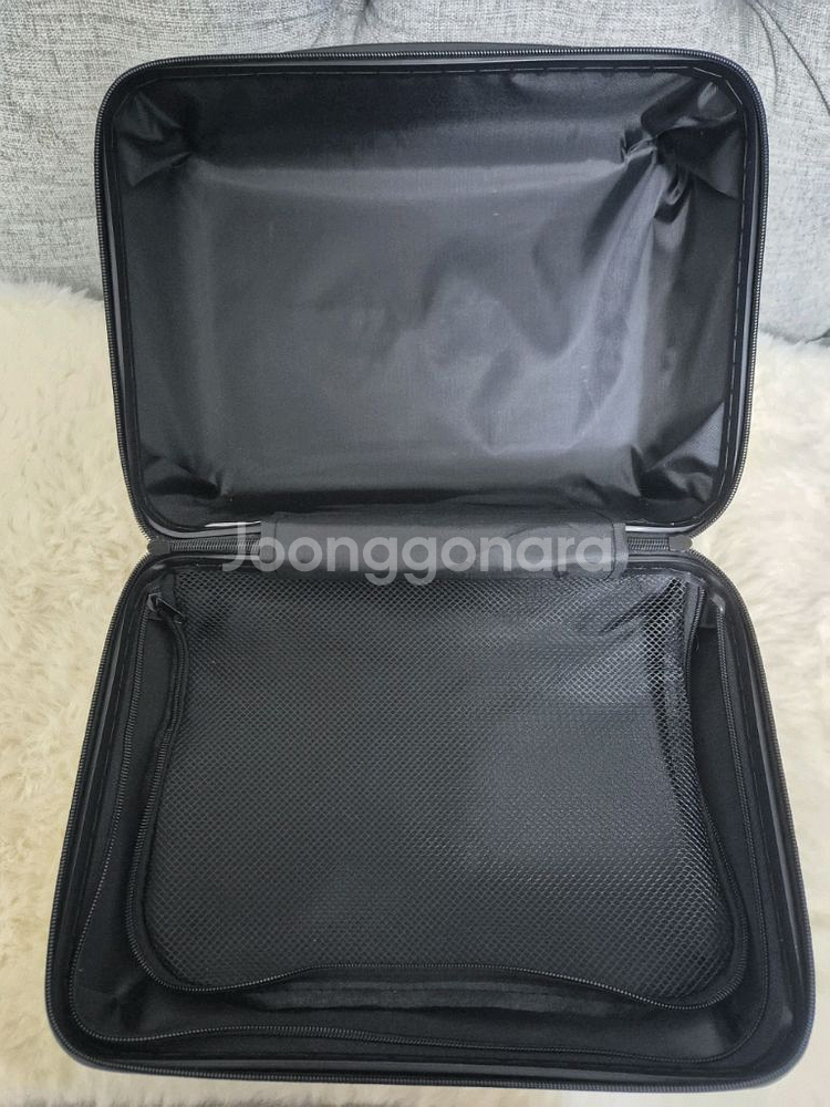 벤츠 화이트 코스메틱 케이스,캐리어 보조백 새상품--2