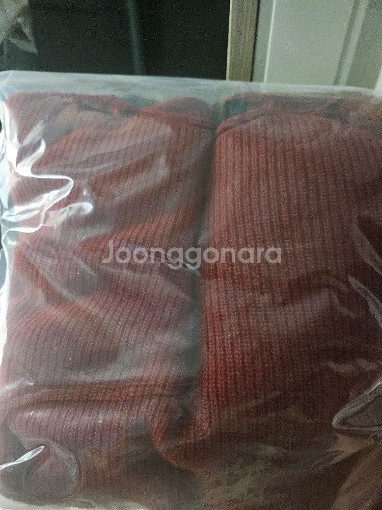 엘로주 루이 보트넥 니트 레드--1