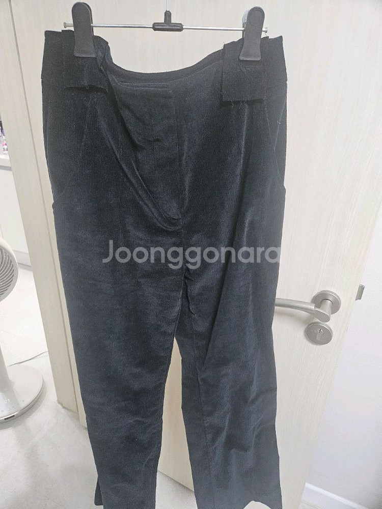 엘로주 코듀로이 세미 부츠컷 팬츠--1