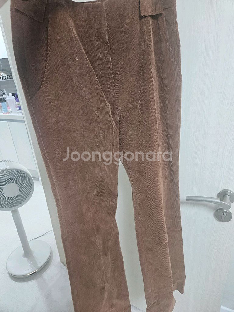 엘로주 코듀로이 세미 부츠컷 팬츠--2