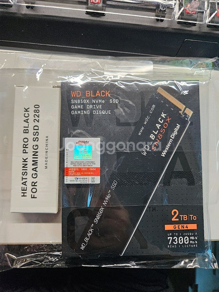 WD Black SN850X 2TB SSD 새상품 정품--0