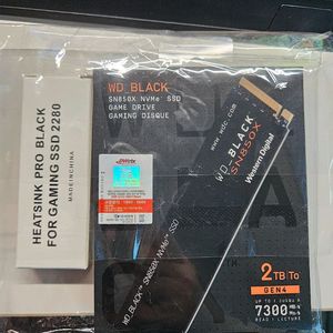WD Black SN850X 2TB SSD 새상품 정품