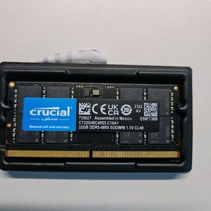 Crucial 32GB DDR5 램 미사용품 노트북용램