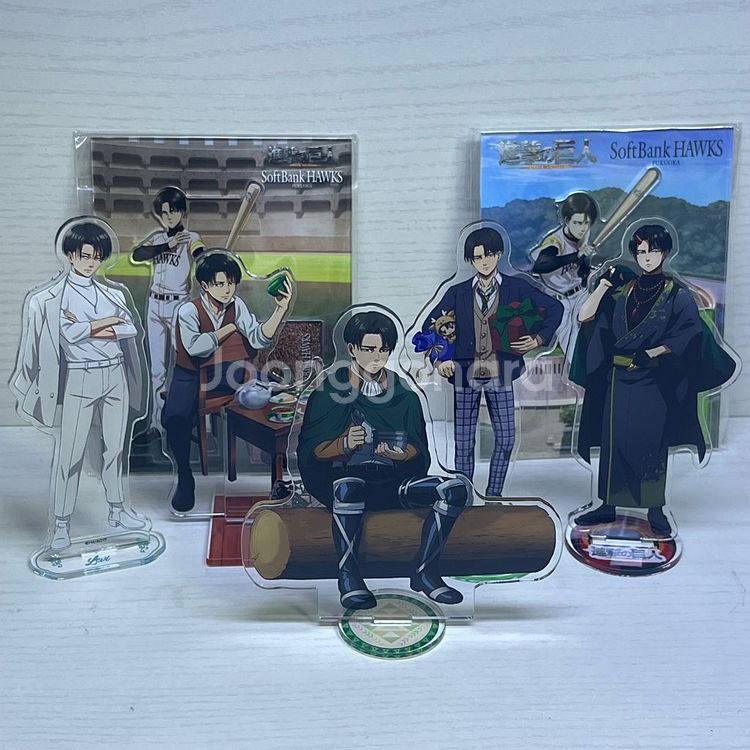 진격의거인 리바이 아커만 아크릴스탠드 7개 일괄--1