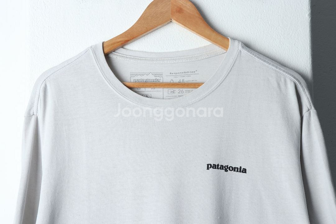 (S-XL) 파타고니아 반팔 티셔츠 사용감 그레이--2