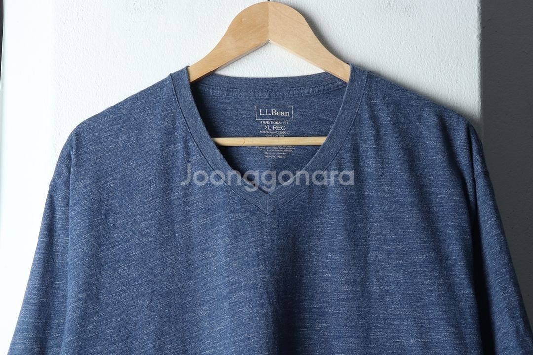(XL-2XL) 브랜드빈티지 반팔 티셔츠 엘엘빈 블루--2