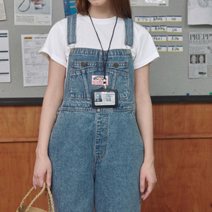 stu 우먼 데님 오버롤