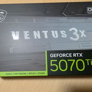 미개봉 MSI 지포스 RTX 5070Ti 벤투스 3X