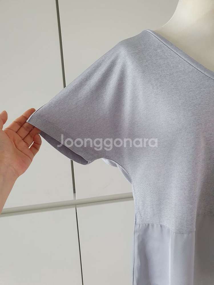 (거의새거)반팔 블라우스티 66~77반--4