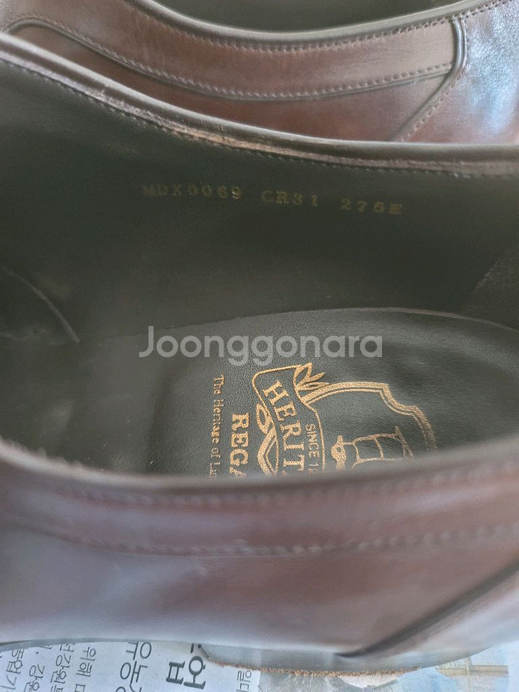 금강제화 해리티지리갈 다크브라운 스트레이트팁 판매--5
