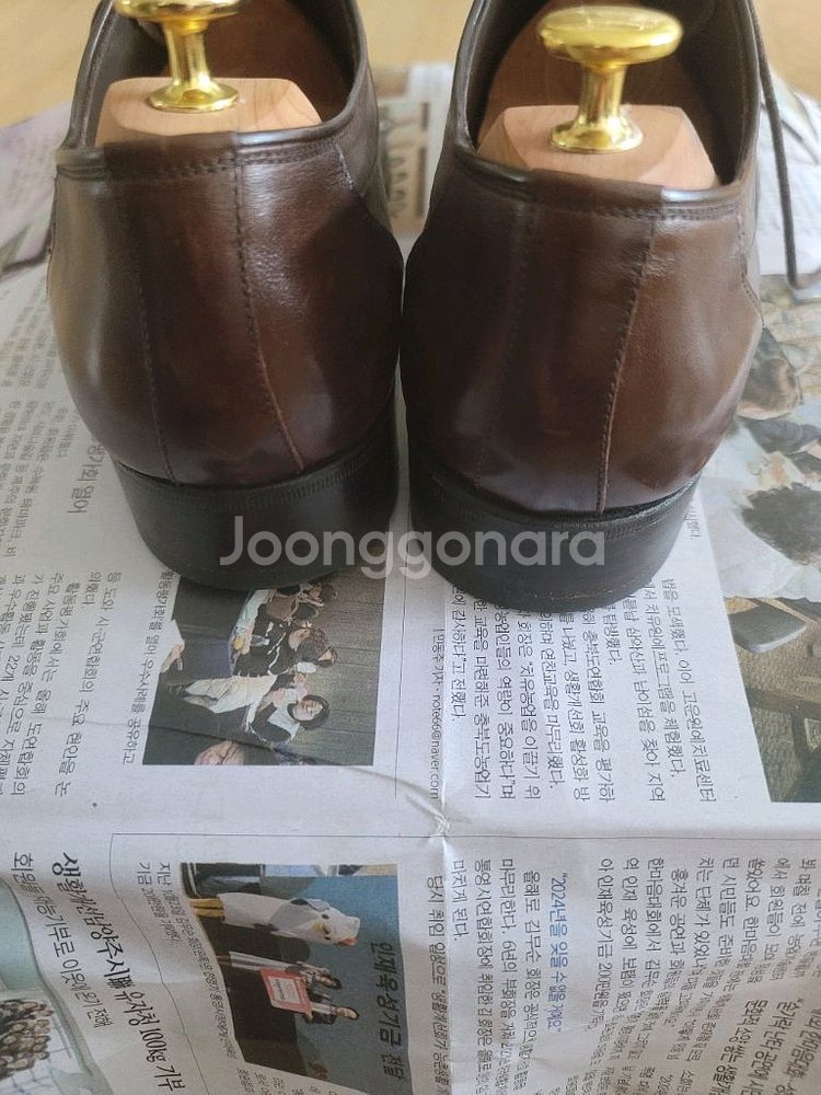 금강제화 해리티지리갈 다크브라운 스트레이트팁 판매--3