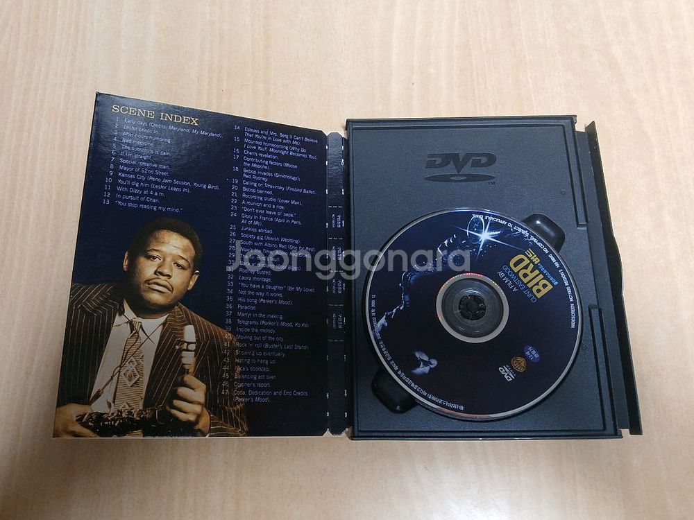 DVD 비밥 째즈 색소폰의 황제 찰리 버드 일대기 버드--2
