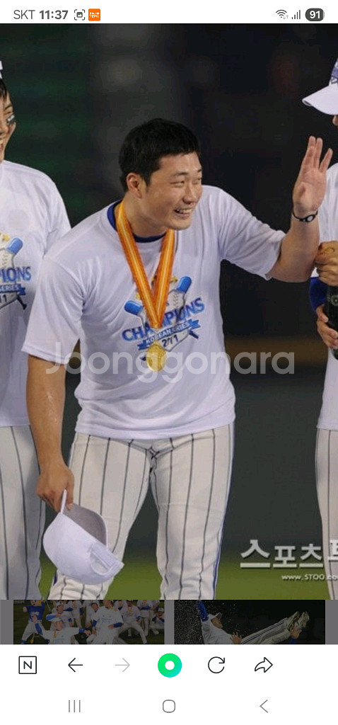 삼성라이온즈 2011년 한국시리즈우승 기념티100사이즈--5