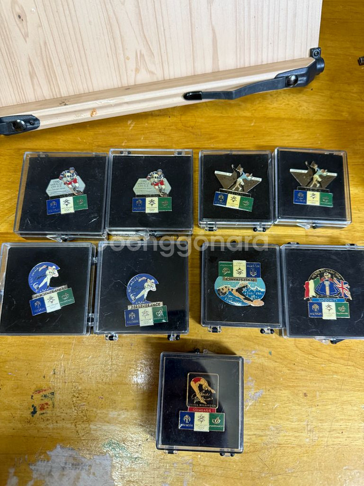 2002,솔트레이크 동계올림픽 기념뱃지,총6종,개별가격--0