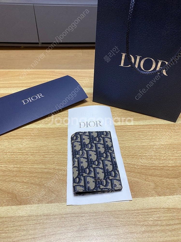 디올 버티컬 오블리크 2단 카드지갑--0