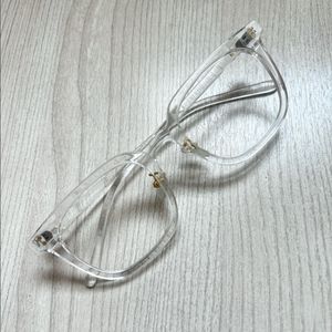 엘라뷰 남녀공용 투명 뿔테 패션 안경 안경테 사각안경