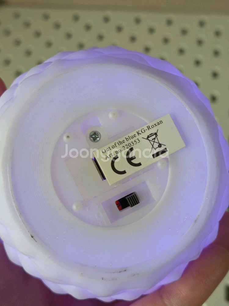 파인애플 LED 무드등--3