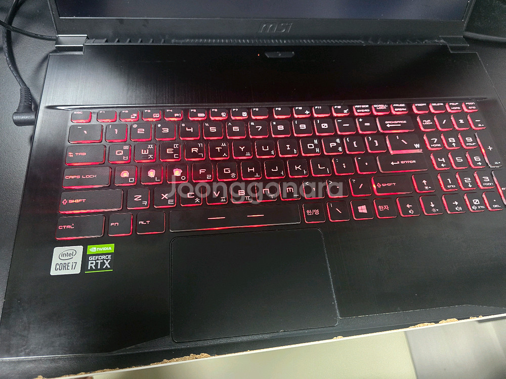 MSI 게이밍 노트북. I7, RTX3060, 16G--0
