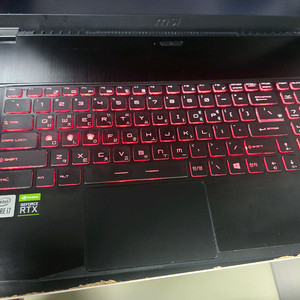 MSI 게이밍 노트북. I7, RTX3060, 16G