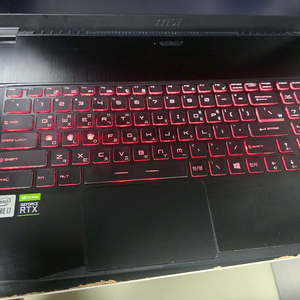 MSI 게이밍 노트북. I7, RTX3060, 16G