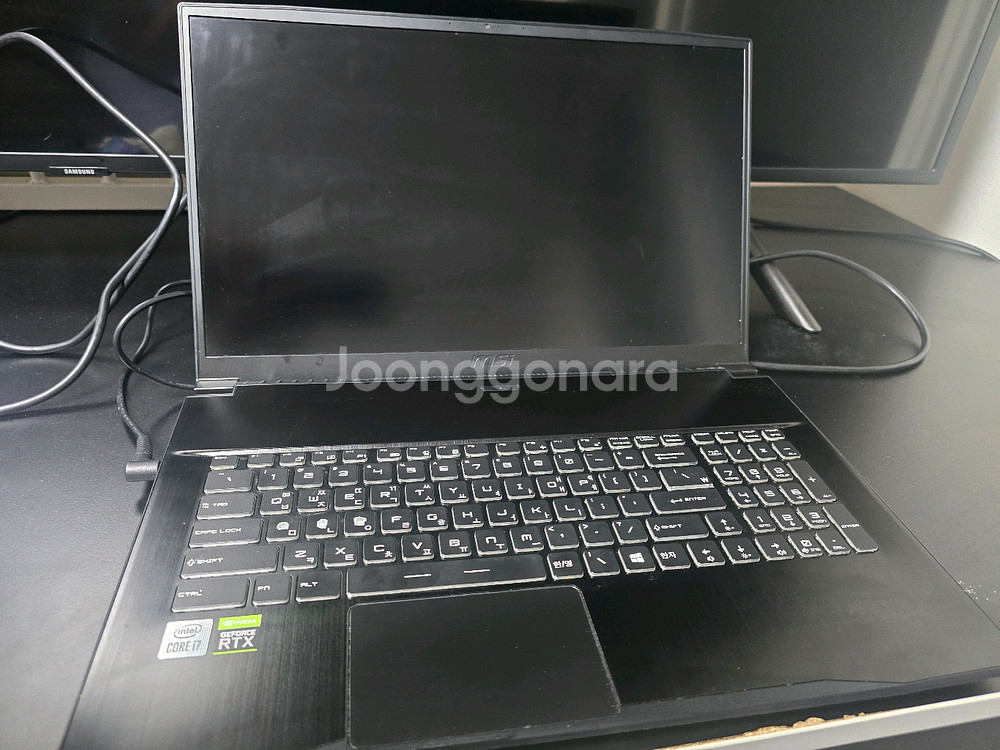 MSI 게이밍 노트북. I7, RTX3060, 16G--1