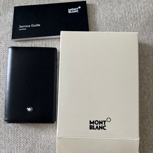 몽블랑 명함 카드지갑 블랙 (새상품)