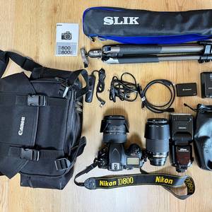 니콘 DSLR D800 카메라