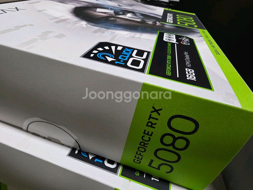 RTX5080 갤럭시 화이트 신품--1
