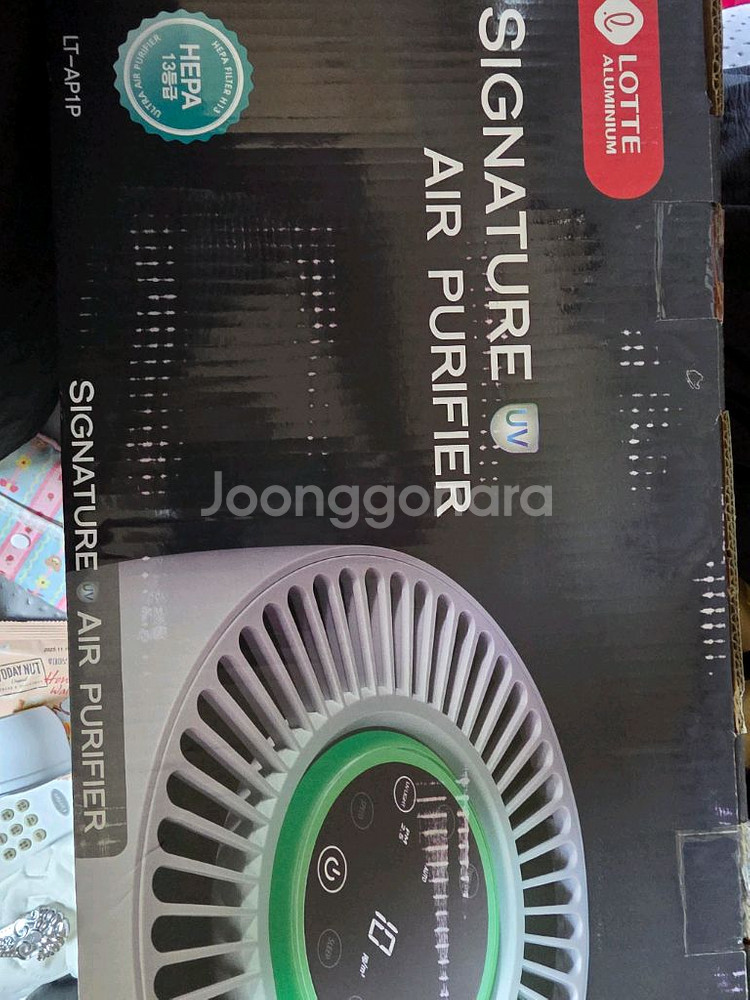 미개봉새상품 롯데 프리미엄 공기청정기--3