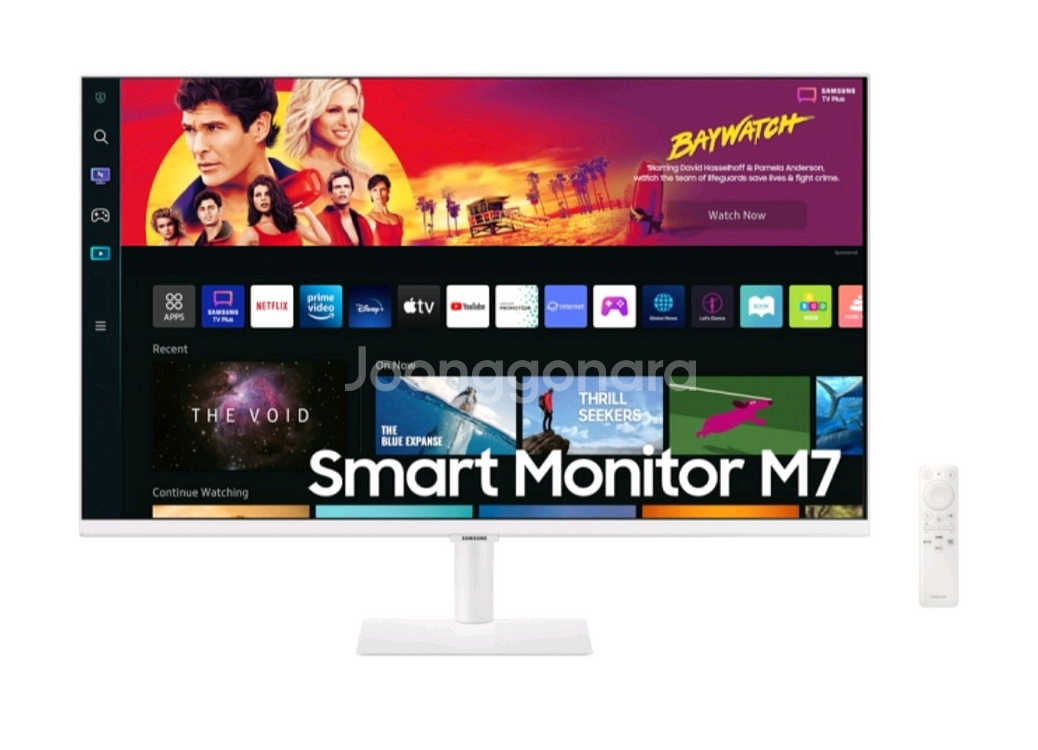 삼성32인치 모니터 s32bm703uk + 정품무빙거치--0