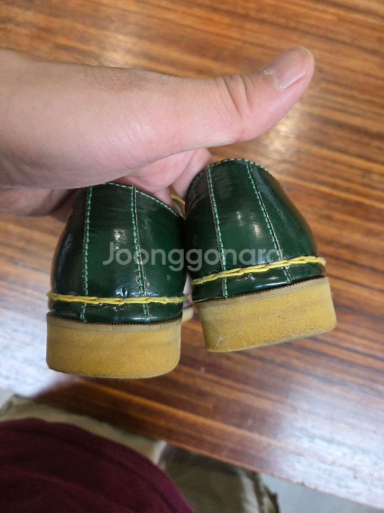 랜드로바 여성 타탄체크 구두 235--3