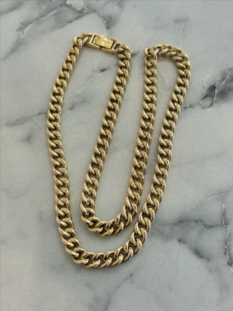 18k 광폭체인목걸이 10.06돈 남자금목걸이 이미지