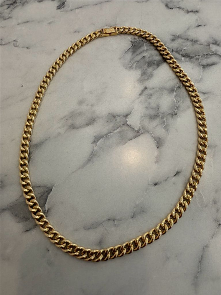 18k 광폭체인목걸이 10.06돈 남자금목걸이 이미지