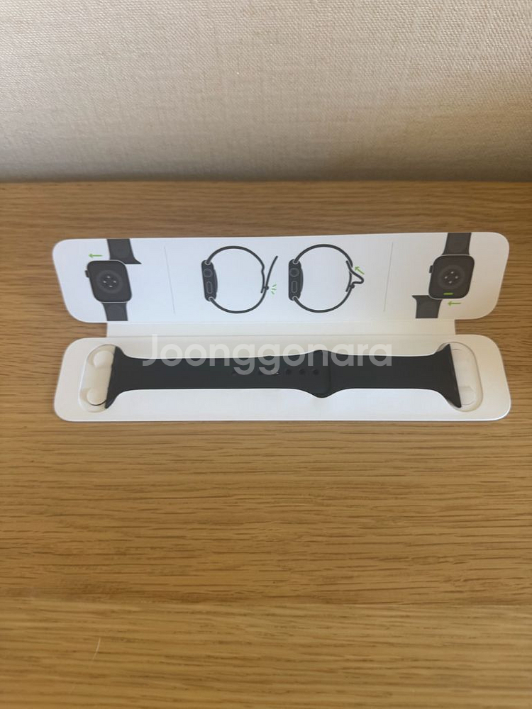 애플워치 에르메스 누아 실리콘밴드 44MM~46mm--0