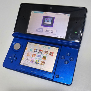 닌텐도 3ds 정발 블루 (포켓몬뱅크, 포켓몬 금)
